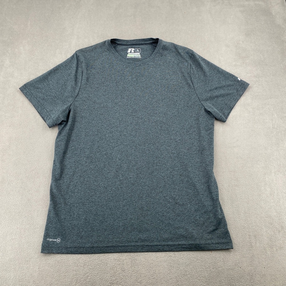 Russell FreshForce Dri-Power 360 Training T-Shirt Mens XL Gray Performance Tee
